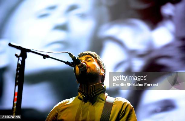 Liam Fray of Courteeners performs during the 'We Are Manchester' benefit concert at Manchester Arena on September 9, 2017 in Manchester, England....