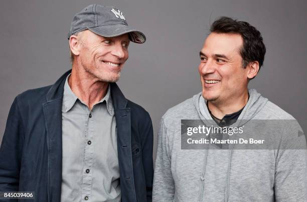 Ed Harris and Mark Raso from the film "Kodachrome" poses for a portrait during the 2017 Toronto International Film Festival at Intercontinental Hotel...