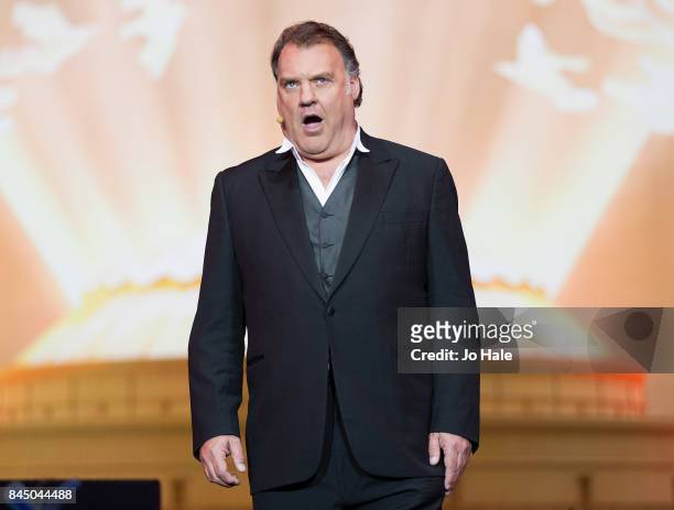 Sir Bryn Terfel performs on stage at The Last Night of the Proms at Royal Albert Hall on September 9, 2017 in London, England.