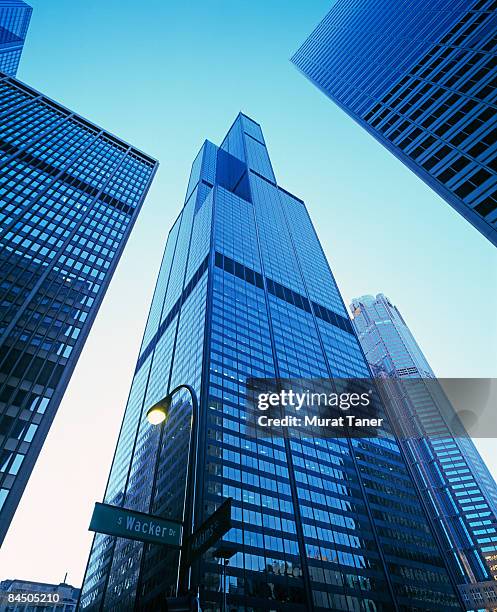 chicago, illinois - willis tower 個照片及圖片檔