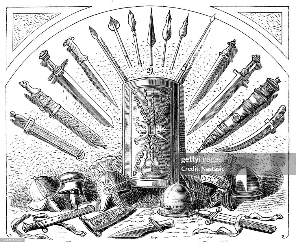 Weapons and armor of Romans