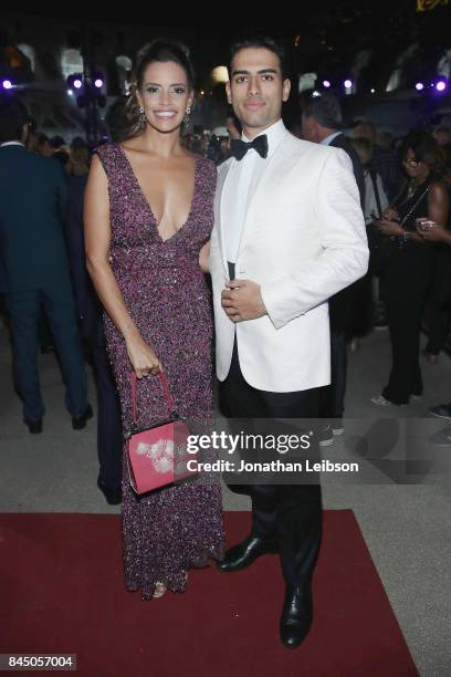 Amos Bocelli and guest attend at the Andrea Bocelli show as part of the 2017 Celebrity Fight Night in Italy Benefiting The Andrea Bocelli Foundation...