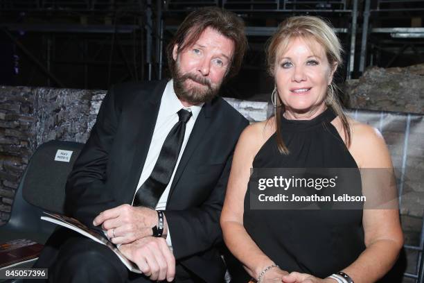 Ronnie Dunn and his wife attend at the Andrea Bocelli show as part of the 2017 Celebrity Fight Night in Italy Benefiting The Andrea Bocelli...