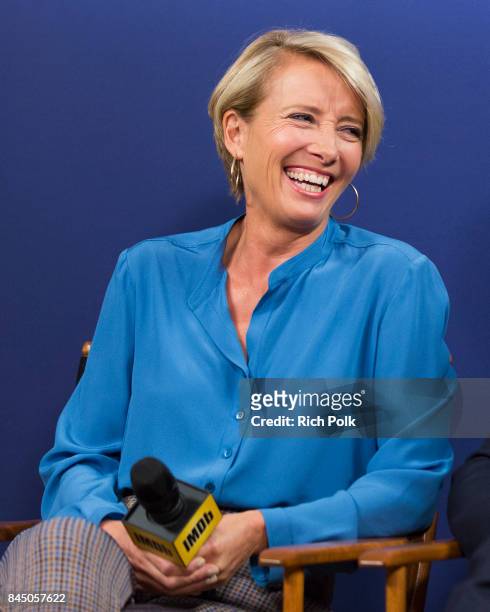 Actress Emma Thompson of 'The Children's Act' attends The IMDb Studio Hosted By The Visa Infinite Lounge at The 2017 Toronto International Film...