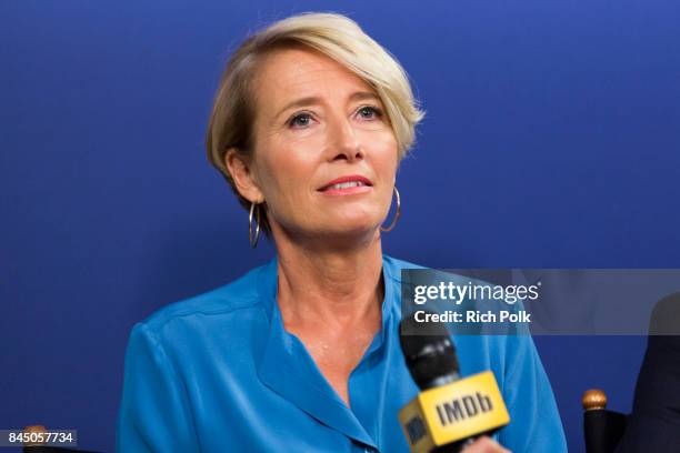 Actress Emma Thompson of 'The Children's Act' attends The IMDb Studio Hosted By The Visa Infinite Lounge at The 2017 Toronto International Film...