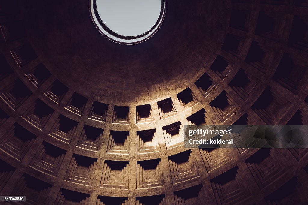 Rome ancient Pantheon dome