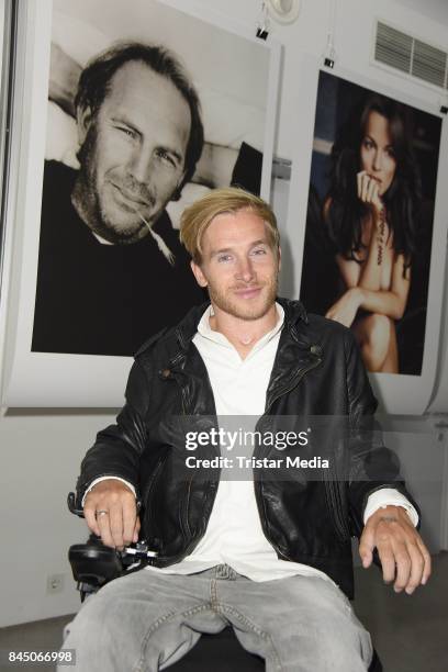 Samuel Koch attends the 'Gabo: Fame presented by Lumas' Exhibition Opening at Humboldt-Box on September 9, 2017 in Berlin, Germany.