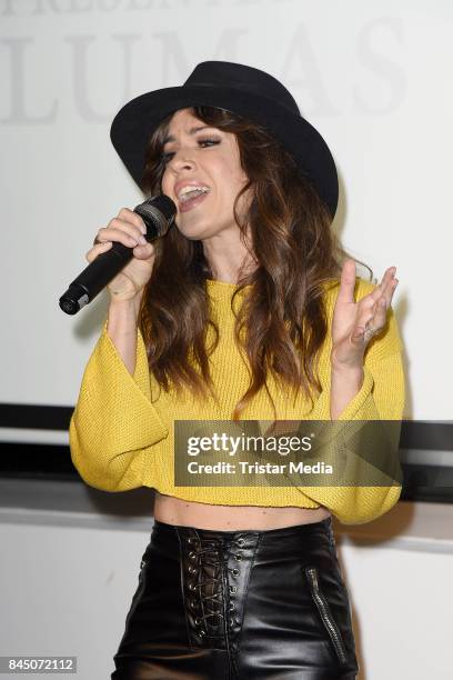 Natalia Avelon attends the 'Gabo: Fame presented by Lumas' Exhibition Opening at Humboldt-Box on September 9, 2017 in Berlin, Germany.