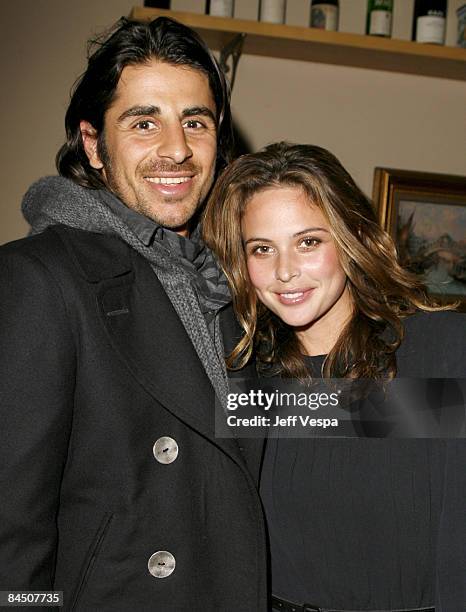 Ali Alborzi and Josie Maran