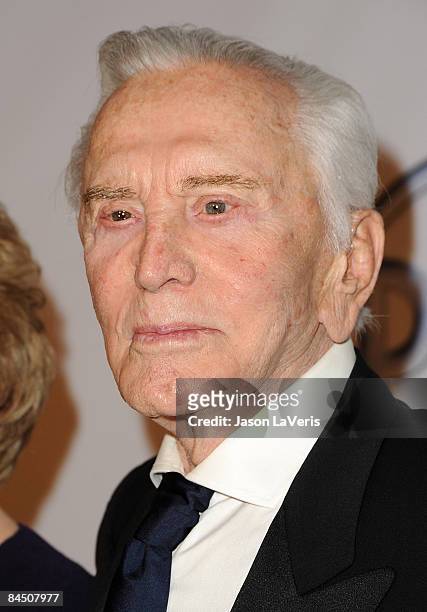 Actor Kirk Douglas attends the 20th annual Producers Guild Awards at The Hollywood Palladium on January 24, 2009 in Hollywood, California.