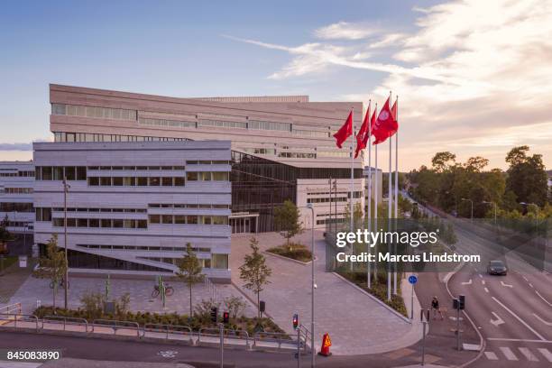 uppsala university, segerstedthuset - uppsala stock pictures, royalty-free photos & images