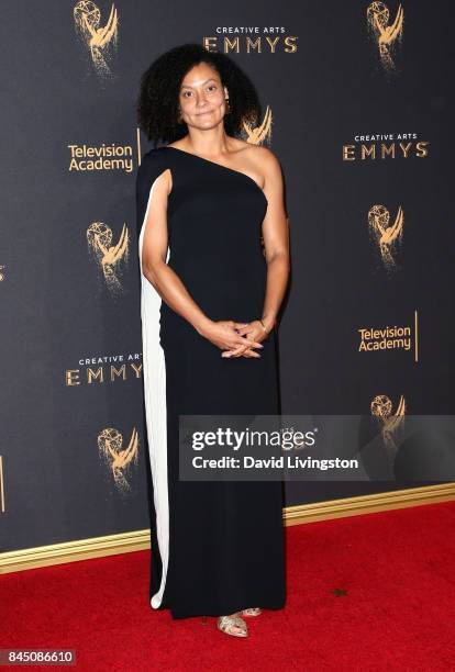Cinematographer Kira Kelly attends the 2017 Creative Arts Emmy Awards at Microsoft Theater on September 9, 2017 in Los Angeles, California.