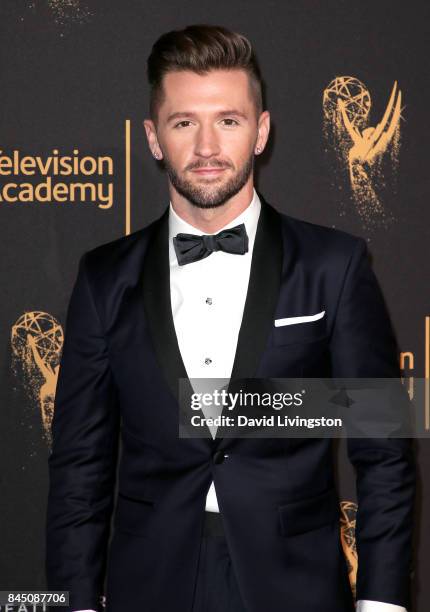 Dancer Travis Wall attends the 2017 Creative Arts Emmy Awards at Microsoft Theater on September 9, 2017 in Los Angeles, California.