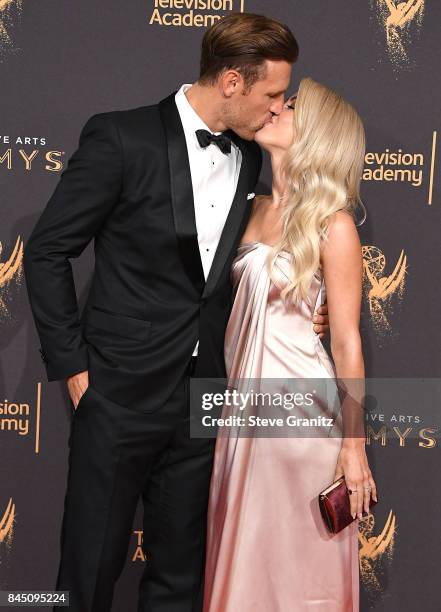 Brooks Laich, Julianne Hough arrives at the 2017 Creative Arts Emmy Awards - Day 1 at Microsoft Theater on September 9, 2017 in Los Angeles,...