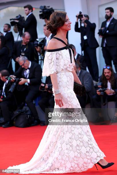 Juri member Anna Mouglalis arrives at the Award Ceremony during the 74th Venice Film Festival at Sala Grande on September 9, 2017 in Venice, Italy.