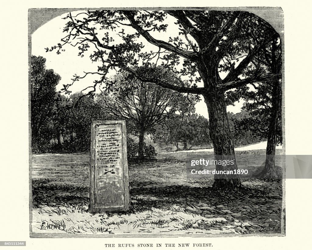 Rufus Stone in the New Forest