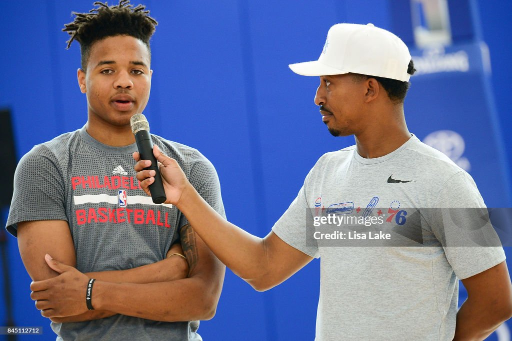 Erving Youth Basketball Clinic and Panel