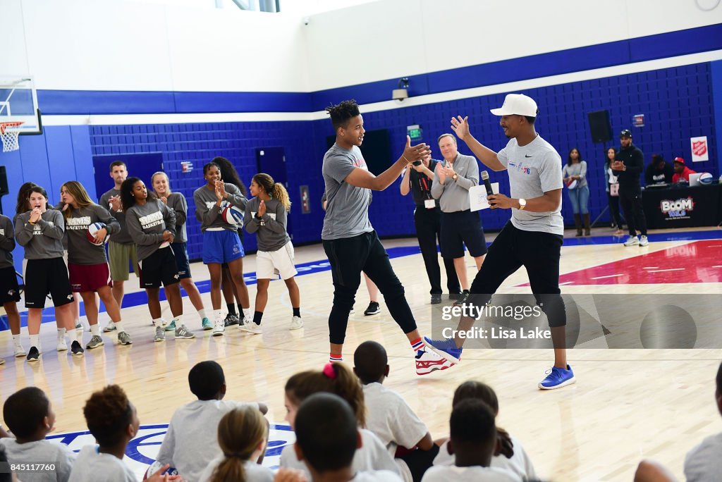 Erving Youth Basketball Clinic and Panel