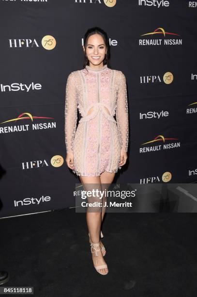 Jessica Matten attends the HFPA & InStyle annual celebration of 2017 Toronto International Film Festival at Windsor Arms Hotel on September 9, 2017...