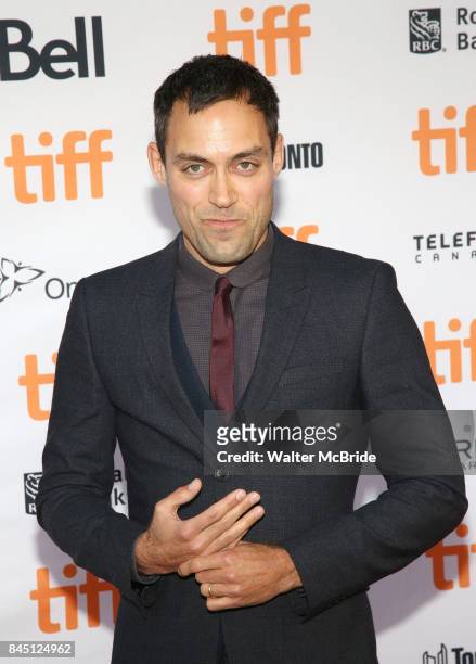 Alex Hassell attends the 'Suburbicon' premiere during the 2017 Toronto International Film Festival at Princess of Wales Theatre on September 9, 2017...