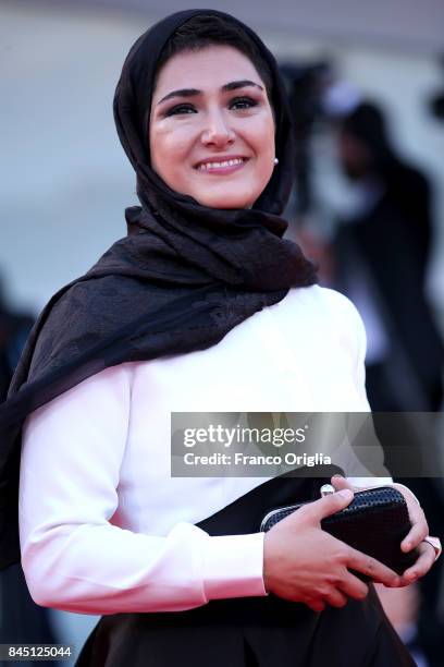 Guest arrives at the Award Ceremony during the 74th Venice Film Festival at Sala Grande on September 9, 2017 in Venice, Italy.