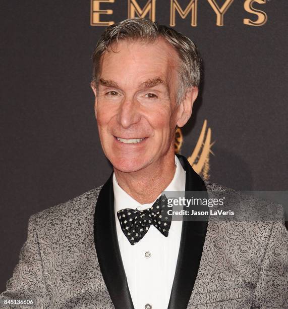 Bill Nye attends the 2017 Creative Arts Emmy Awards at Microsoft Theater on September 9, 2017 in Los Angeles, California.