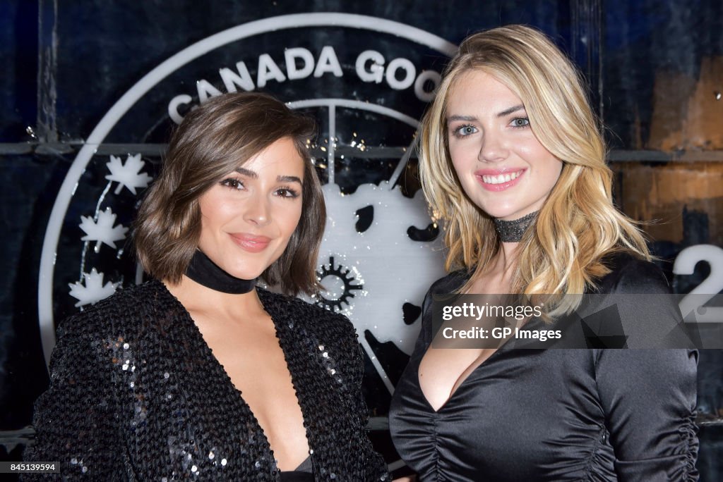 Kate Upton And Olivia Culpo Celebrate Canada Goose's 60th Anniversary In Toronto