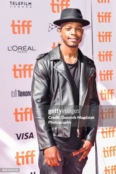 Canadian actor Stephan James attends "The Carter Effect" premiere at Princess of Wales Theatre on September 9, 2017 in Toronto, Canada.