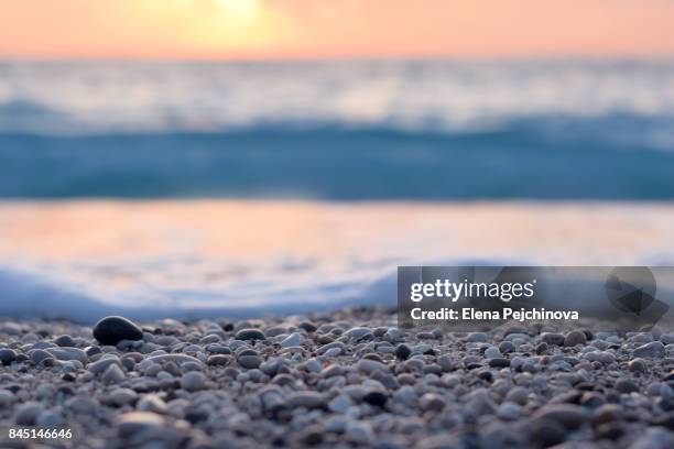 pebbles - beach stone stock-fotos und bilder