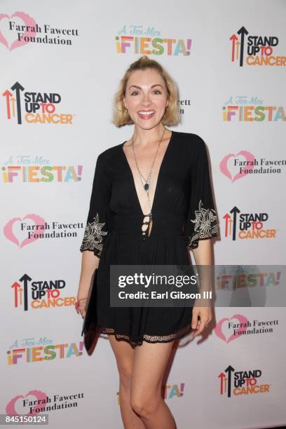 Chantelle Albers attends the Farrah Fawcett Foundation's "Tex-Mex Fiesta" Honoring Stand Up To Cancer at Wallis Annenberg Center for the Performing...