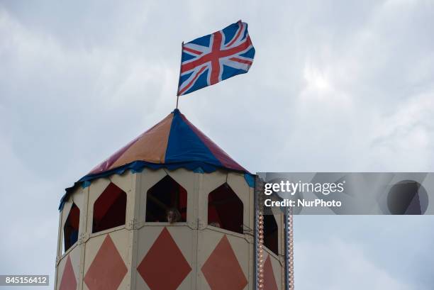 View of the atmosphere of OnBlackheath Festval, in south east London on September 9, 2017. It is a festival that showcases local and international...