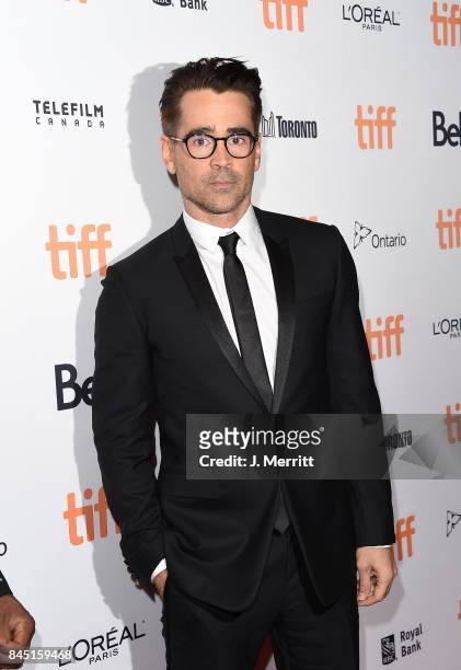 Colin Farrell attends 'The Killing of a Sacred Deer' premiere during the 2017 Toronto International Film Festival at The Elgin on September 9, 2017...