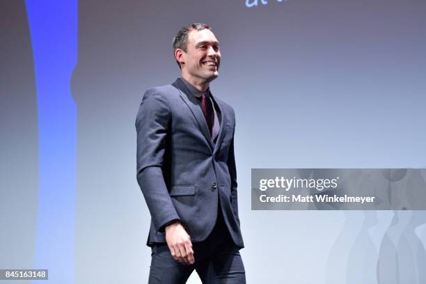 Alex Hassell attends the premiere of "Suburbicon" during the 2017 Toronto International Film Festival at Princess of Wales on September 9, 2017 in...