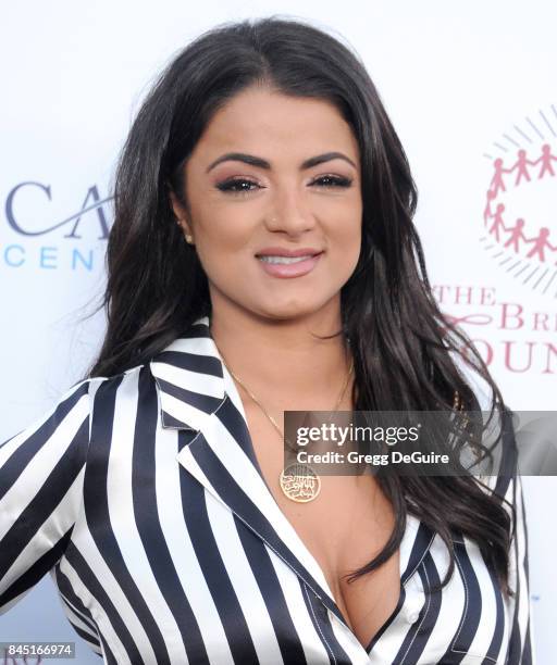 Golnesa "GG" Gharachedaghi arrives at the annual Brent Shapiro Foundation For Alcohol and Drug Prevention Summer Spectacular at a Private Residence...