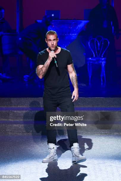 Philipp Plein walks the runway before the Philipp Plein fashion show during New York Fashion Week: The Shows at Hammerstein Ballroom on September 9,...