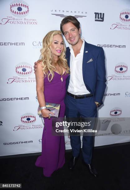 Adrienne Maloof and Jacob Busch attend The Brent Shapiro Foundation Summer Spectacular on September 9, 2017 in Los Angeles, California.