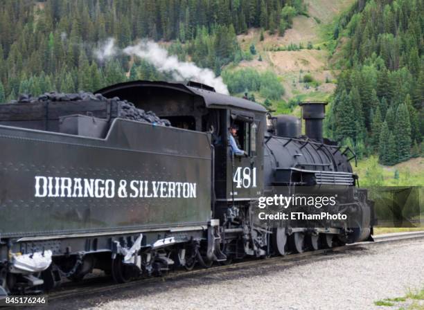 Durango Train First Class 152 Durango Silverton Narrow Gauge Railroad Stock Photos, High-Res ...