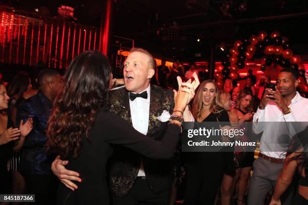 Jules Wainstein and Josh McBride celebrate Josh McBride's 30th Birthday on September 9, 2017 in New York City.