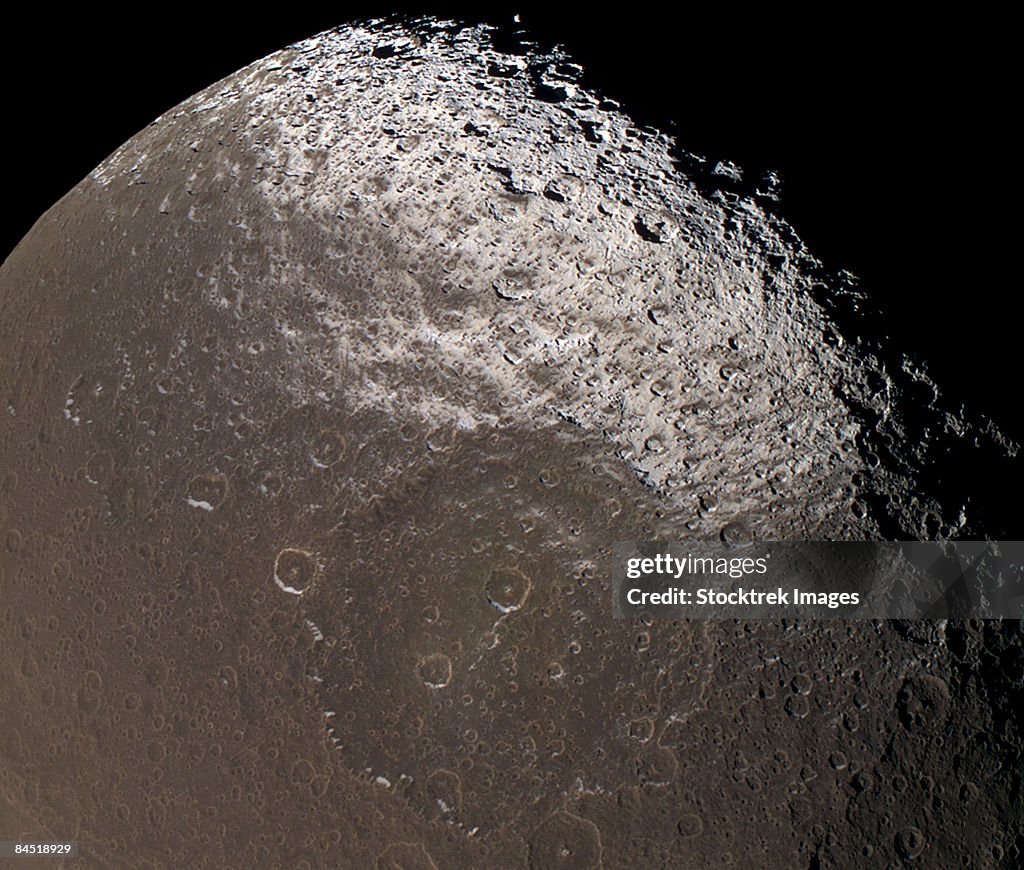 Saturn's moon Iapetus.