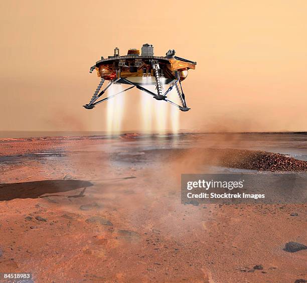 phoenix mars lander - landen stock-grafiken, -clipart, -cartoons und -symbole