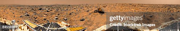 panoramic view of mars. - 360 san francisco stock pictures, royalty-free photos & images