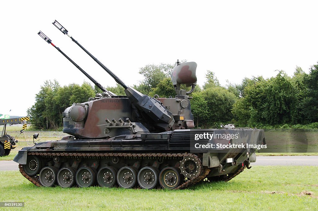 A Gepard anti-aircraft tank of the Belgian Army.