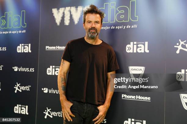 Jarabe de Palo, Pau Dones attends during the Vive Dial festival photocall on September 9, 2017 in Madrid, Spain.