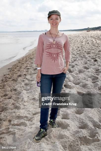 Johanna Klante attends the Till Demtroeders Charity-Event 'Usedom Cross Country' at Seebruecke Ahlbeck on September 10, 2017 near Heringsdorf at...