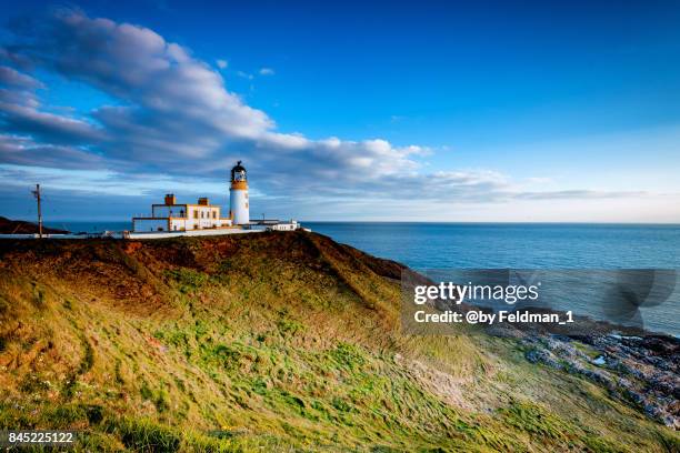 killantringan lighthouse, scotland,uk - dumfries and galloway stock pictures, royalty-free photos & images