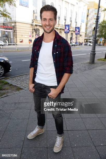 German singer Alexander Klaws attends Ghost -The Musical Photo Call at Stage Theater on September 10, 2017 in Berlin, Germany.