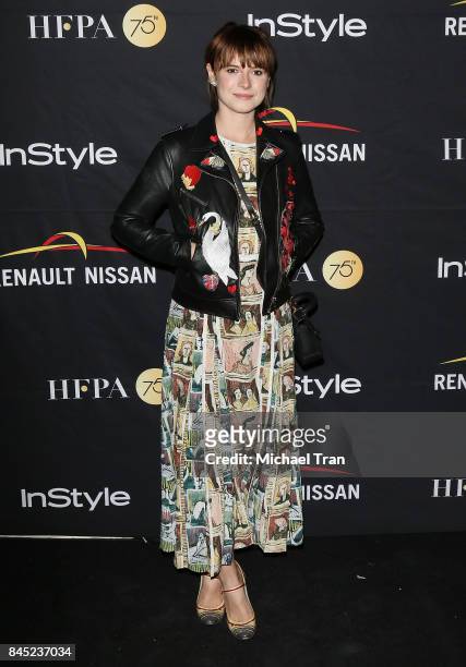 Jessie Buckley attends the HFPA & InStyle Annual Celebration of 2017 Toronto International Film Festival held at Windsor Arms Hotel on September 9,...