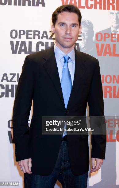 Director Bryan Singer attends "Valkyrie" premiere at Conciliazione Auditorium on January 28, 2009 in Rome, Italy.