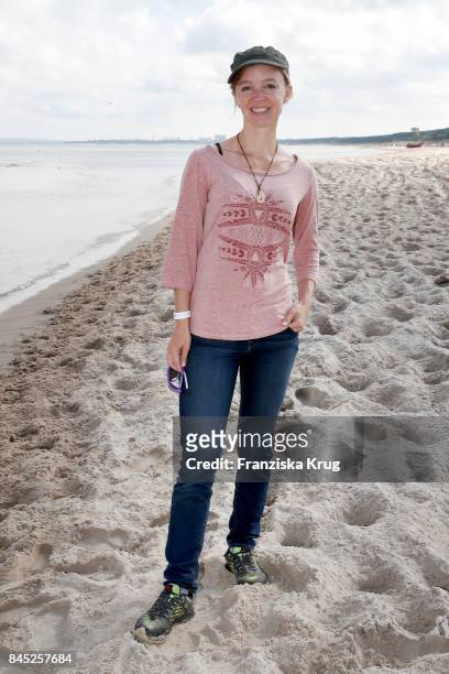 Johanna Klante attends the Till Demtroeders Charity-Event 'Usedom Cross Country' at Seebruecke Ahlbeck on September 10, 2017 near Heringsdorf at...