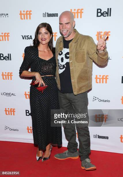Actor Selma Blair and director Brian Taylor attend the premiere of "Mom and Dad" during the 2017 Toronto International Film Festival at Ryerson...